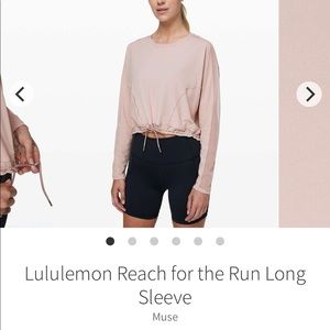 Lululemon reach for the run long sleeve